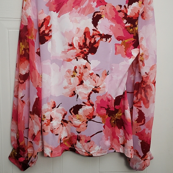 Joseph Ribkoff floral print top - Picture 3 of 4